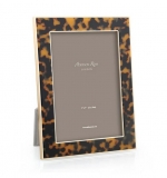 Faux Tortoiseshell & Gold 5 x 7 Photo Frame